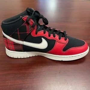 NIKE Dunk High Retro SE “Tartan Plaid Black Univeristy Red” NEW Men’s Size 13 Nike Dunk High SE Tartan Plaid Black University Red Size 15  main image 4